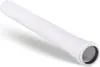 A white pipe with a black rubber seal on one end, set against a white background. Náhľad obrázku produktu