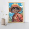 quadro per numero con cornice One Piece Monkey 40x50 cm Anteprima dell’immagine prodotto 2