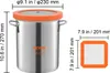 VEVOR 11,4 L Vakuumkammer Edelstahl Vakuum Entgasungskammer Produktbild-Vorschau 8