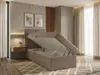 NORDELO Boxspringbett MODERNO 90x200 cm Braun Komplett-Set Produktbild-Vorschau 7