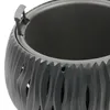 Okrúhly kvetináč s vložkou - Piesková tmavosivá 23,8 cm Náhľad obrázku produktu 7