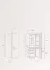FRIDGE STYLANCE 244L - Kombi-Kühlschrank im Retro-Stil Produktbild-Vorschau 8
