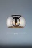 A ceiling lamp with a reflective, spherical shade. Produktbild-Vorschau