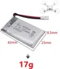 Wiederaufladbare LiPo-Batterie 720mAh 3.7V für Drohnen - Produktbild-Vorschau 3