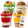 Müslibecher 4er Set Joghurtbecher To Go Lunchbox Müsli Produktbild-Vorschau 1