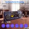 MEDION P66538 Kassettenrecorder (Retro Ghettoblaster mit Produktbild-Vorschau 4