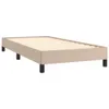 vidaXL Bettgestell Cappuccino-Braun 90x190 cm Kunstleder Produktbild-Vorschau 3
