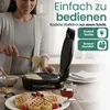 Emerio Waffeleisen – Herzform – 20 cm Durchmesser – Produktbild-Vorschau 3