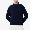 Lacoste Logo-Strick-Sweatshirt, Blau XL Produktbild-Vorschau 9