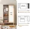 Merax Armoire pour enfants double set, chambre d'enfant Voir les images du produit 9