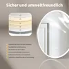 HOKO LED Wandspiegel Rund 80 cm Anti-fog Uhr Modernes Produktbild-Vorschau 4