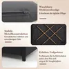 Set di mobili da giardino in polyrattan COSTWAY da 3 pezzi, Anteprima dell’immagine prodotto 6
