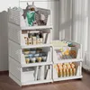 4 Stück Stapelbare Kleiderschrank Aufbewahrungsbox, Faltbar Produktbild-Vorschau 7