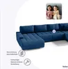 FEDVE Ecksofa Big Sofa Eckcouch mit Schlaffunktion DHAKA U Produktbild-Vorschau 6