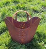 Edelrost Große Handtasche mit Blumen-Motiv 42x38cm Tasche Produktbild-Vorschau 2