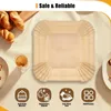 200 Stuks Bakpapier voor Airfryer, Perfect Voor Ninja Productafbeelding-voorbeeld 3