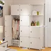 Armadio guardaroba bianco 12 ripiani scaffale Anteprima dell’immagine prodotto 6