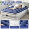 Materac dmuchany LEADZM z wbudowaną pompą, 203 x 153 x 45 Podgląd zdjęcia produktu 8