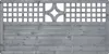 Vorgartenzaun Konsta Livia 180 x 90 cm hellgrau Produktbild-Vorschau 1