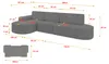 ALTDECOR Ecksofa mit Schlaffunktion und Bettkasten - Produktbild-Vorschau 4