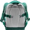 The back view of a green backpack. Podgląd zdjęcia produktu