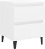 vidaXL Nočné stolíky 2 ks. Biele 40x35x50 cm výrobok z Náhľad obrázku produktu 3