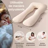 Oreiller ELONEO pour dormir sur le côté avec housse, Voir les images du produit 2