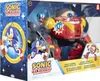 The image shows the packaging of a Sonic the Hedgehog toy set, featuring a large Eggman robot and a Sonic figure. Produktbild-Vorschau