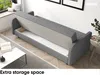 MEBLINI Sofa mit Schlaffunktion - Schlafcouch Ausziehbar - Produktbild-Vorschau 4