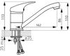 Grifo para lavabo de la serie Ferro One, con caño Vista previa de la imagen del producto 2