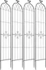 SucceBuy Rankgitter 220x52,5cm im 4er-Set, Metall Rankhilfe Produktbild-Vorschau 1