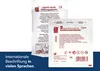 First Aid Only Verbandschrank Weiß mit 2 Fächern mit DIN Produktbild-Vorschau 4