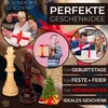 APEQi® LUXUS SCHACH – duża szachownica drewniana WYSOKIEJ Podgląd zdjęcia produktu 11