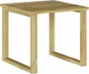 vidaXL Ležadlový stolík hnedý 40 x 40 x 36 cm Náhľad obrázku produktu 1