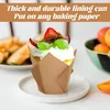 200 Stück Tulpen Backförmchen Muffinförmchen Papier Cupcake Produktbild-Vorschau 4