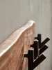 Massivholz und Metall Garderobe mit Baumkante, Rustikaler Produktbild-Vorschau 8