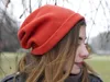 Kopka NeRo Beanie Rollrandmütze aus Walkstrick in rot Productafbeelding-voorbeeld