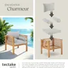 tectake® Garten-Loungesessel Boka, lasiertes Holz, 120 kg Produktbild-Vorschau 6