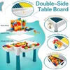 Activiteitentafel met stoel en 206 bouwstenen, Productafbeelding-voorbeeld 2