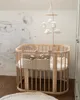 Waldin Babybett 5in1, Beistellbett aus Holz, Matratze, Produktbild-Vorschau 6