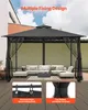 VEVOR zanzariera per gazebo, zanzariera, adatta per gazebo Anteprima dell’immagine prodotto 3
