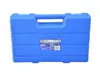 A blue plastic tool case with a label on the front. Anteprima dell’immagine prodotto