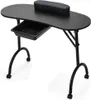 Jayseuw Table de manucure pliante 90 x 37 x 70 cm avec sac Voir les images du produit 10