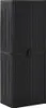 vidaXL Gartenschrank Schwarz 65x45x172 cm PP Rattan Produktbild-Vorschau 7