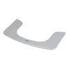 A single, light gray, U-shaped tray or table surface, shown from a slightly elevated diagonal angle against a white background. Anteprima dell’immagine prodotto