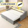 Łóżko tapicerowane Sweiko Rozkładana sofa 90/180 x 190 cm, Podgląd zdjęcia produktu 16
