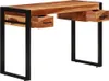 vidaXL Schreibtisch mit 2 Schubladen 110x50x77 cm Produktbild-Vorschau 2