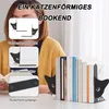 Katze Buchstützen Metall,Kreativität Katze Bücherstütze, Produktbild-Vorschau 5