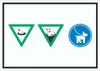 Brut- und Setzzeit Hund anleinen Symbol Schild A2 Produktbild-Vorschau 1