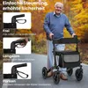 Faltbarer Leichtgewicht-Rollator mit Luftbereifung, Produktbild-Vorschau 5